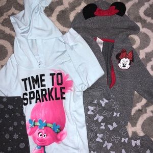 Minnie Mouse / Trolls / Poppy Outfit sets
